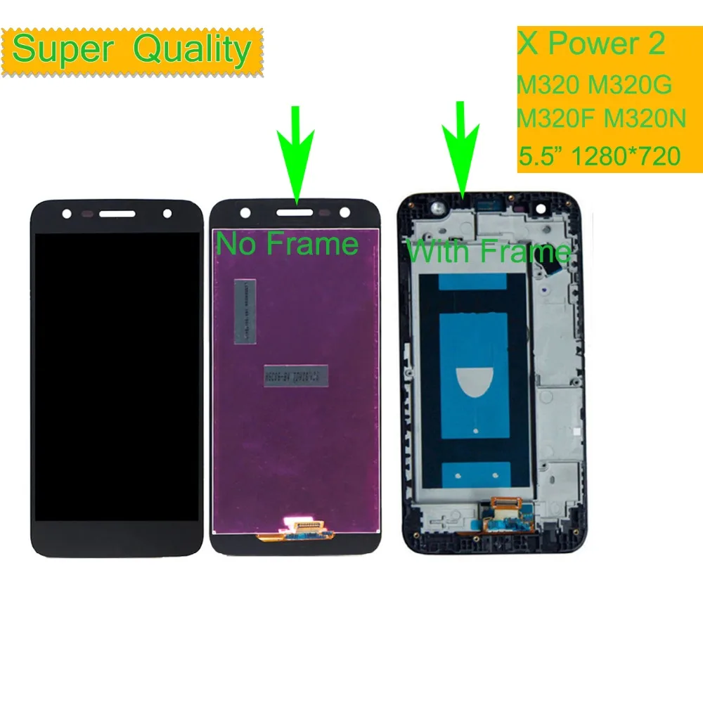Оригинальный ЖК дисплей для LG X Power 2 M320 M320G M320F M320N кодирующий преобразователь