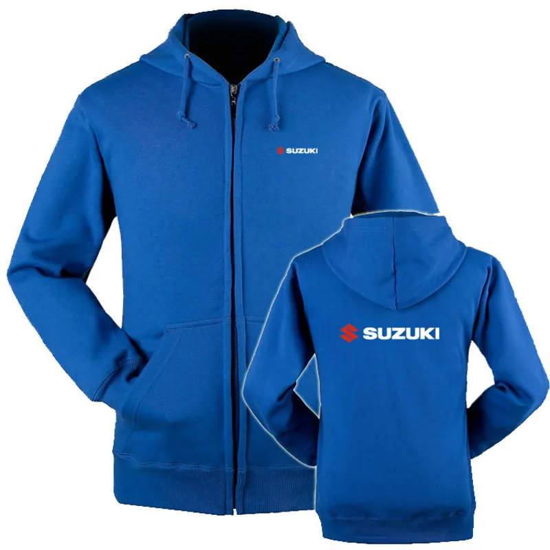 

Zipper Hoodies Sweatshirts Men Fleece Suzuki logo Zipper hoody Coat