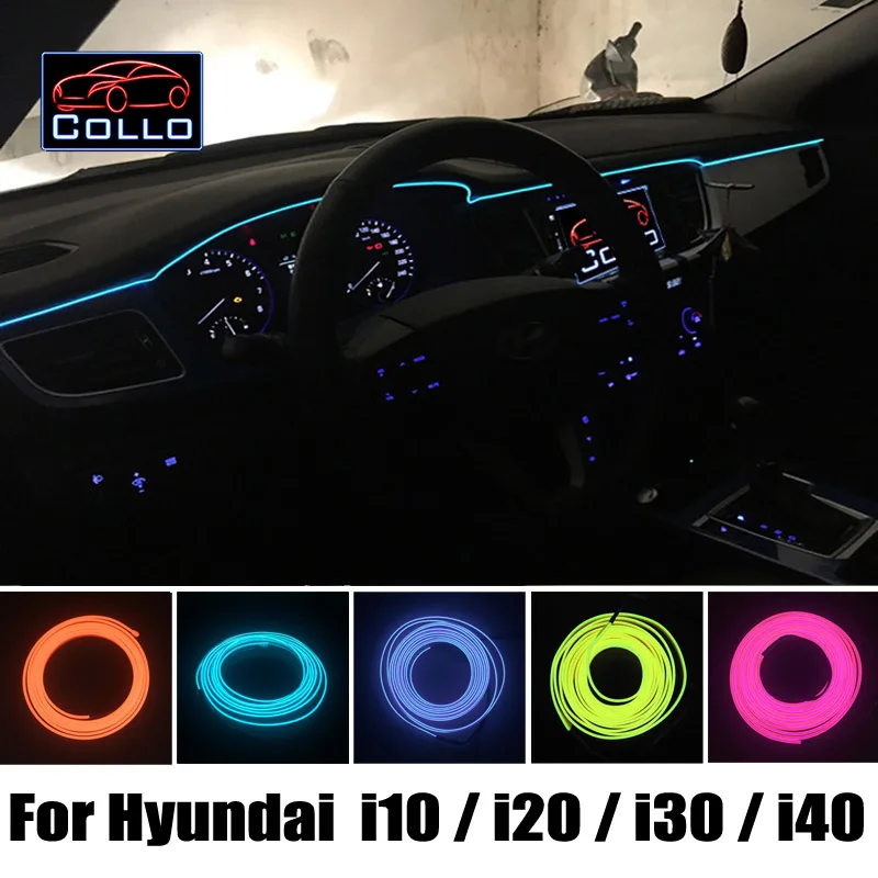 Us 29 85 22 Off Fur Hyundai I10 I20 I Gen I20 Elite I20 I30 Elantra Touring Elantra Gt I40 Dekoration Kaltlicht Atmosphare Lampe In Dekorative Lampe