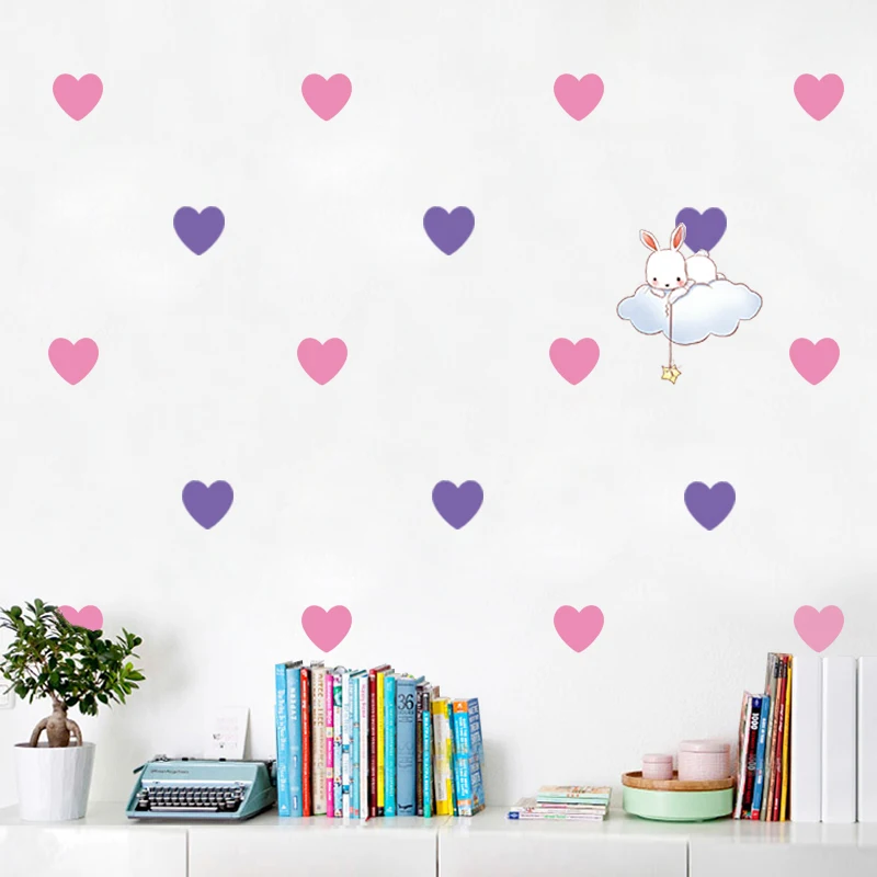 

Little Hearts Wall Stickers Wall Decals, Removable home decoration art Wall Decals Free Shipping