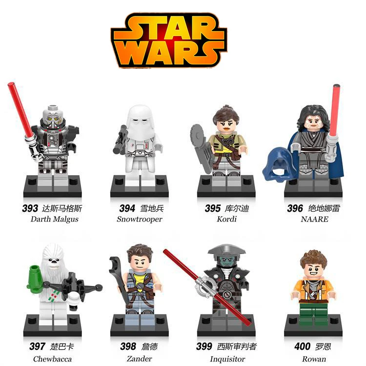 Star Wars Figures Zander Chewbacca Rowan Kordi Darth Malgus Snowtrooper Inquisitor Building Block legoing Kids Toys X0132 Star Wars Figures Zander Chewbacca Rowan Kordi Darth Malgus Snowtrooper Inquisitor Building Block legoing Kids Toys X0132