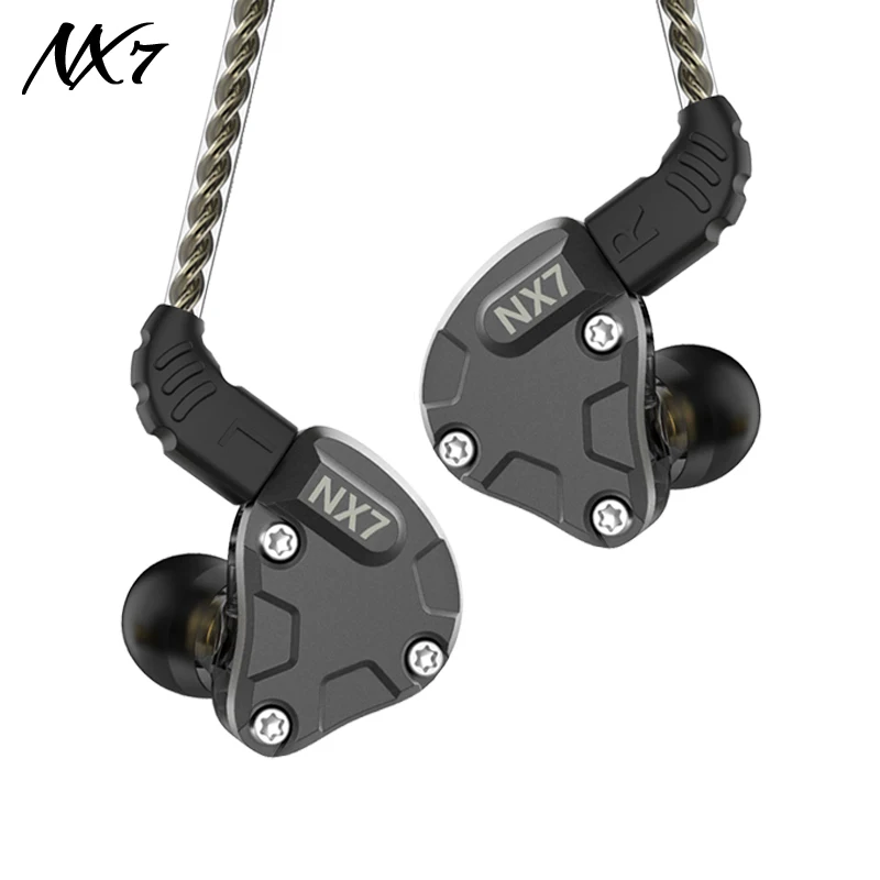NICEHCK NX7/NX7 Pro 7 драйверов HIFI наушники 4BA + двойной CNT динамический пьезоэлектрический