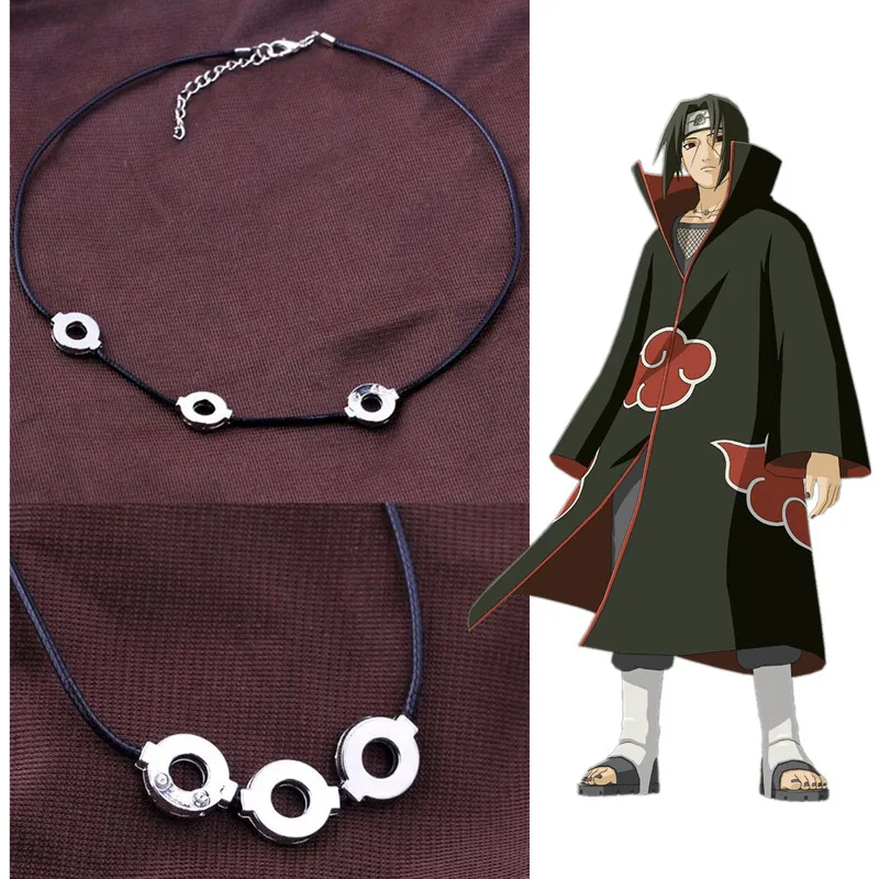 Ботинки в стиле аниме Naruto Akatsuki Учиха ожерелье из Итачи Титан Сталь кулон