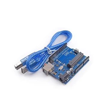 

UNO R3 (with LOGO) MEGA328P ATMEGA16U2 10set=10 pcs board + 10 pcs usb cable