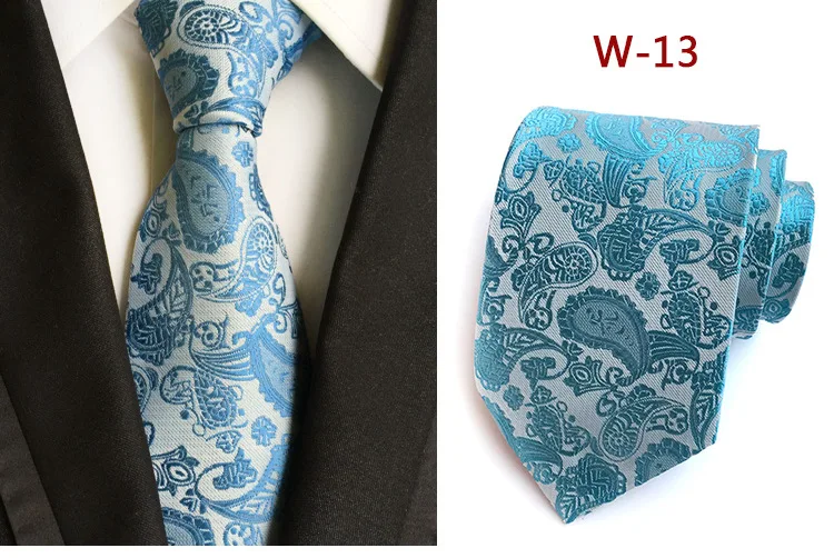 Классический мужской галстук, модный Шелковый галстук кешью с цветком Пейсли, 18 цветов, галстук для свадебной вечеринки, мужские аксессуары, галстук, мужской подарок