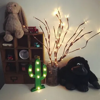 

Hot LED Willow Branch Lamp Floral Lights 20 LED Bulbs Home Party Garden Decor Xmas Birthday Gift PLD