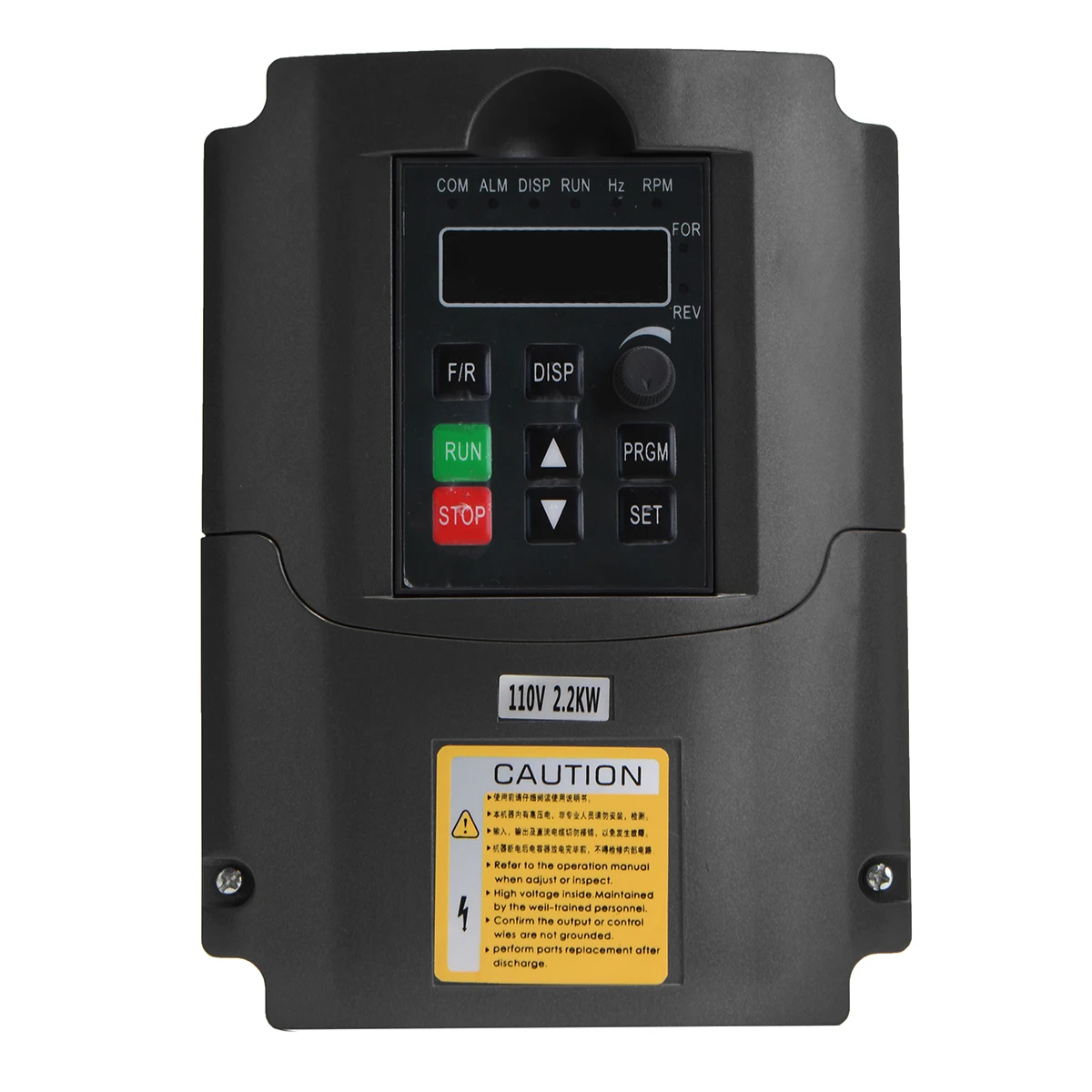 

110V 2.2KW AC Variable Frequency Inverter Converter 3 Phase Output Single Phase Input Space Voltage Vector Modulation