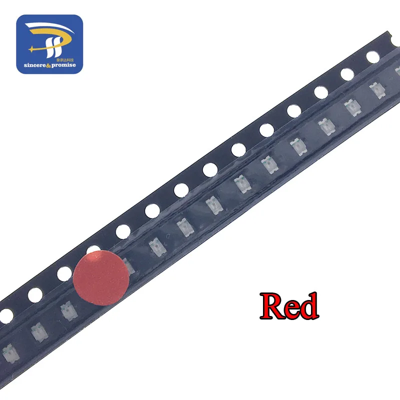 100 шт./лот 1206 SMD белый красный синий зеленый желтый 20 шт. супер яркие светодиодные