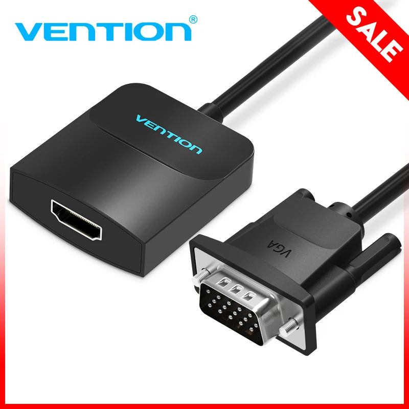 Vention Active VGA to HDMI Adapter Cable Converter with Audio 1080P for