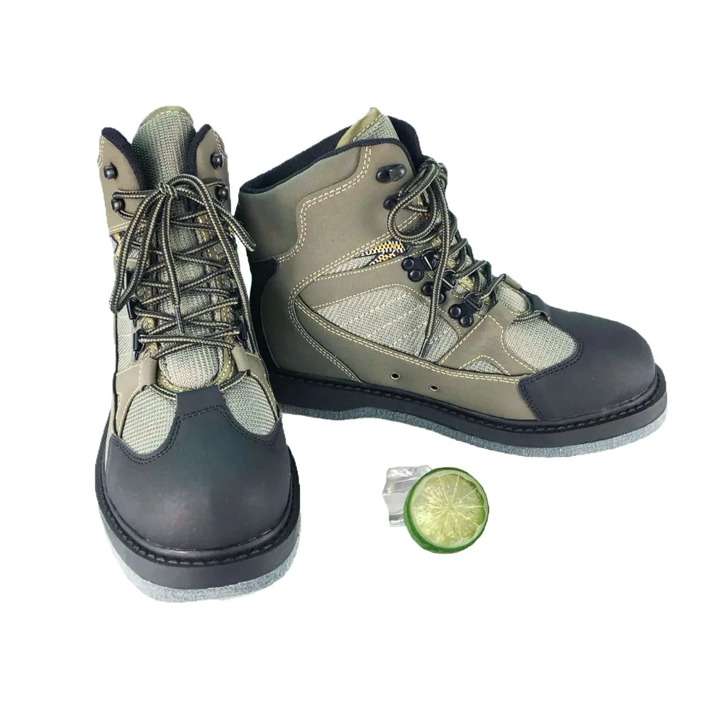 

JEERKOOL Wading Shoes Aqua Shoe Breathable Rock Fishing Felt Syole Boots Quick-drying No-slip Professional Leaking Shoes FX2