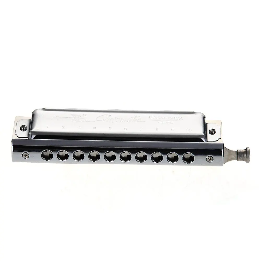

Swan Chromatic Harmonica 10 hole 40 tone tone DO C Key Music in Mouth