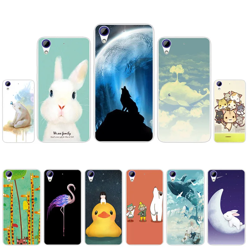 Soft TPU For HTC 628 626 626w Doggy Phone Case Desire 5.0 inch Silicone for 626D 626G 626S Cover |