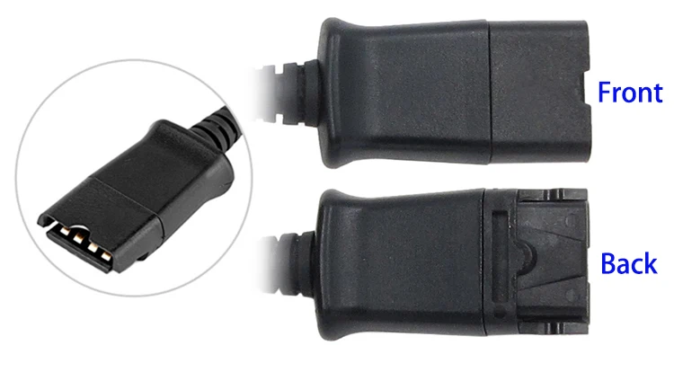QD к USB адаптер Heaset QD разъем как PLT гарнитура к USB адаптер с отключением звука и регулятором громкости