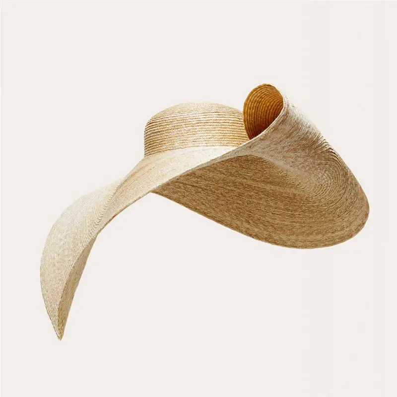 Модные летние солнечные шляпы для женщин, большая Солнцезащитная шляпа для пляжа, анти-УФ Защита от солнца, складная Соломенная шляпка, соломенные шляпы, пляжные шляпы