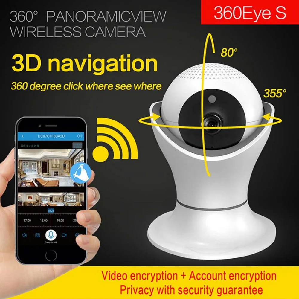 720P 1080P Home Security CCTV Camera WIFI Wireless Surveillance IP Camera IR-Cut Night Vision Motion Detection Indoor Camera 720P 1080P Home Security CCTV Camera WIFI Wireless Surveillance IP Camera IR-Cut Night Vision Motion Detection Indoor Camera