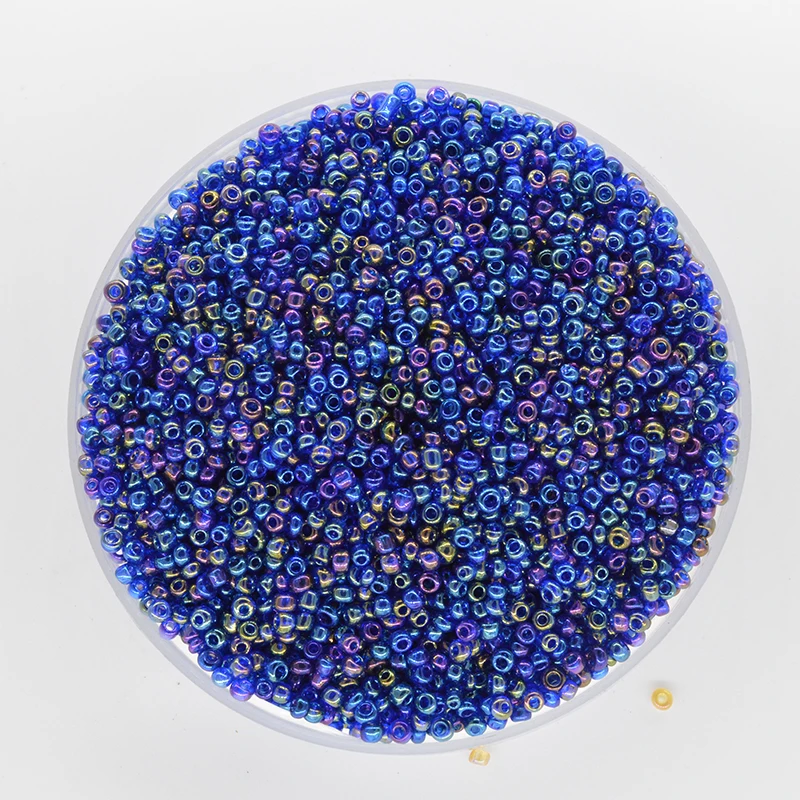 

1000pcs/lot 2mm Dark blue N006 Round Smooth Ball Spacer Beads For Needlework DIY Jewelry Making Bracelets Mixed colors