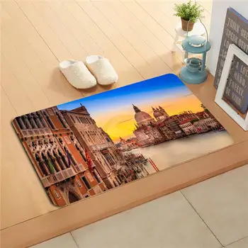 

W620#32 Custom venice italy venezia Doormat Home Decor Door mat Floor Mat Bath Mats foot pad F-#27