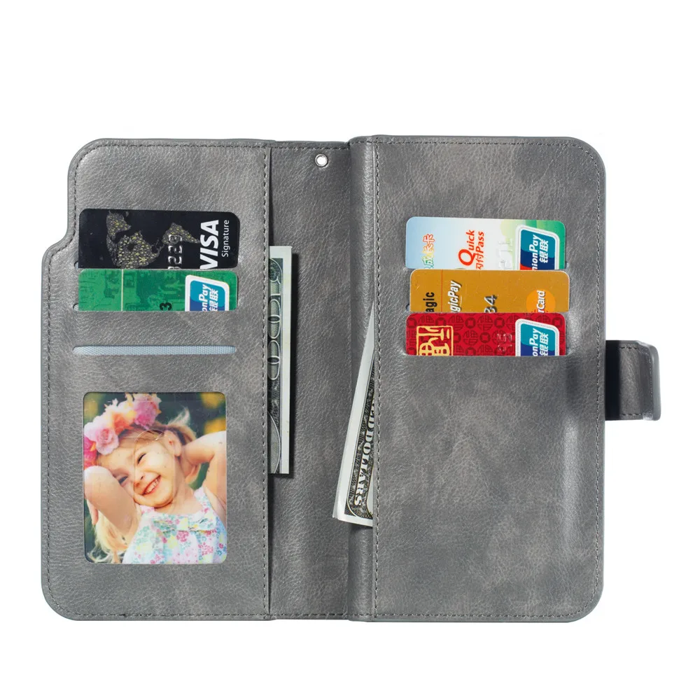 Leather case For Samsung Galaxy A6 A8 Plus A7 2018 Case Cover Wallet card holder Magnet Flip Phone cases on For Samsung Galaxy J4 J6 Plus Case Cover27