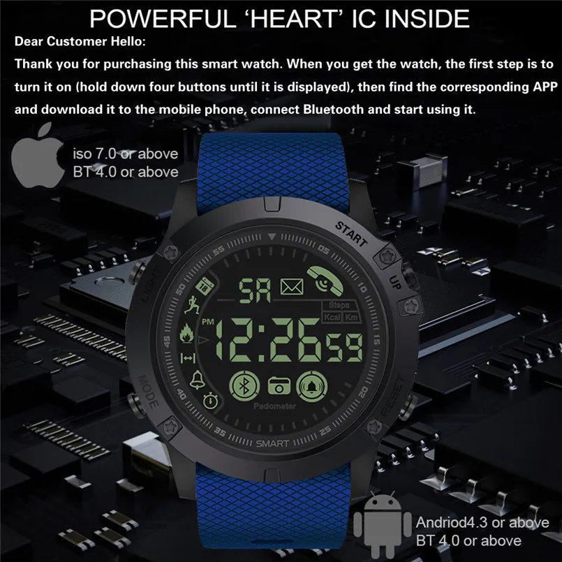 Multi Smart Function Flagship Rugged Smartwatch 33-month Standby Time 24h All-Weather Monitoring Remote Camera Function 40MR2521