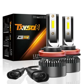 

2PCS 15000LM/PAIR Mini Car led Headlight H7 LED Bulbs H1 LED H7 H8 H9 H11 Headlamps Kit 9005 HB3 9006 HB4 Auto LED Lamps