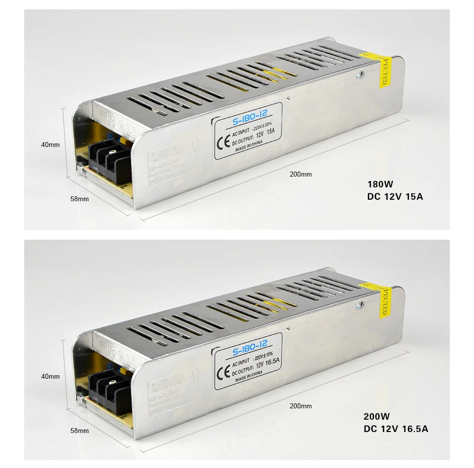 Светодиодный Питание светильник ing трансформатор AC/DC 12V 3A 5A 8A 10A 12A 15A 16A 20A 30A адаптер СВЕТОДИОДНЫЙ Переключатель Драйвер для светодиодный полосы светильник