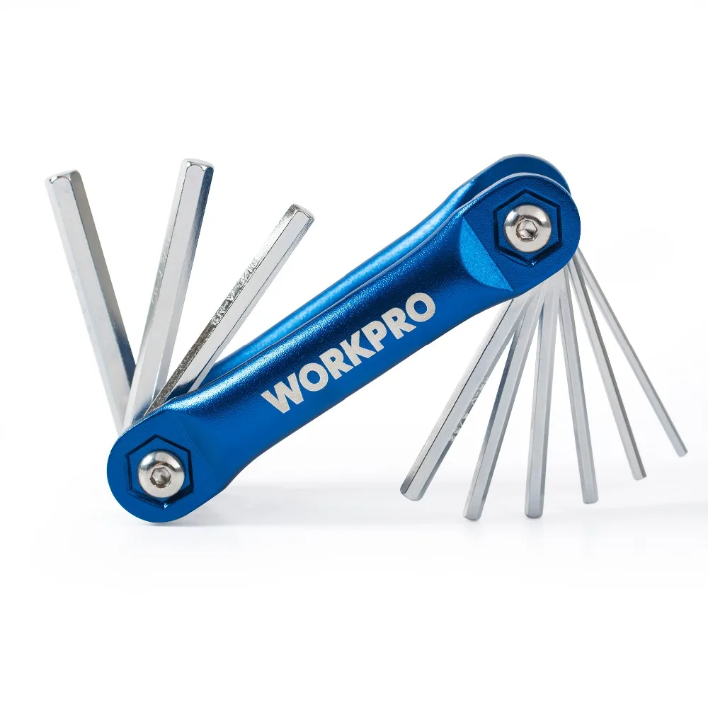 Buy WORKPRO SAE Folding Hex Key Metric Torx Key Set