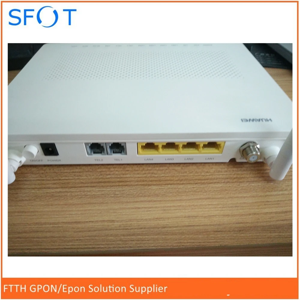 huawei catv rf gpon ont onu terminal hg8247h onu 4 ge lan and 1 voice ports with usb port and catv rf