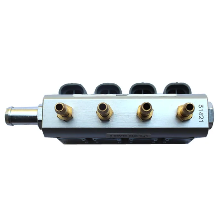 4 инжектор цилиндровый рельс для LPG CNG система последовательного впрыска 67R 110R ECE черный