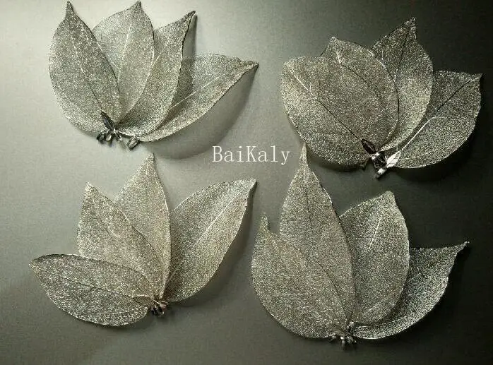 

2pcs Silver Color Leaf Jewelry Charms Pendants Necklace earrings Bracelet Findings Metal Filigree Pendant DIY Jewelry Making