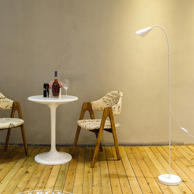 175CM Modern simple black and white LED floor lamp living room ... 175CM Modern simple black and white LED floor lamp living room ...