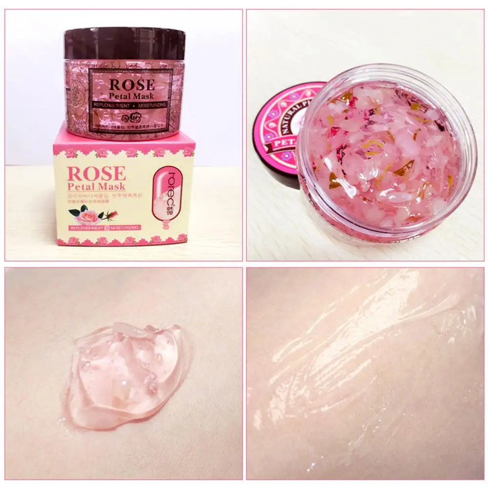  RPREC Rose Petals Hydrating Face Mask Nourishing Skin lifting Face Mask Bright Petals Clay Sleeping
