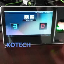 ZKteco biosmart-Zpad Фингерпринта tcp/ip программное обеспечение время записи сенсорный экран системы Android батареи
