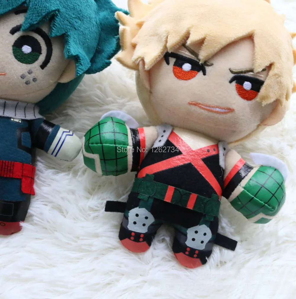 4-15 см My Hero Academy Bakugou Katsuki Todoroki Shoto Midoriya Izuku плюшевый брелок брошь значок с мешком фигурка игрушка TYQQ