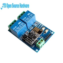 1 шт. В 5 в ESP8266 ESP-01 2 канала Wi-Fi релейный модуль 2-канальный релейный модуль для IOT Умный домашний телефон приложение контроллер