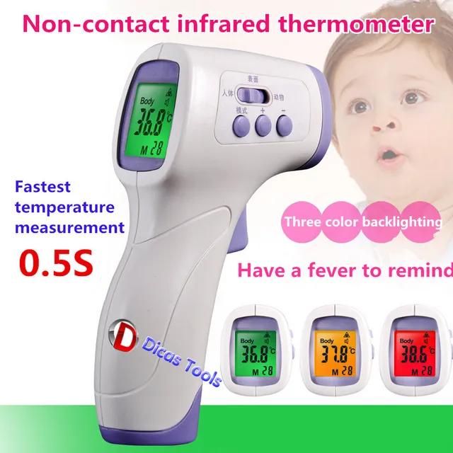 Baby use infrared thermometer electronic medical forehead temperature