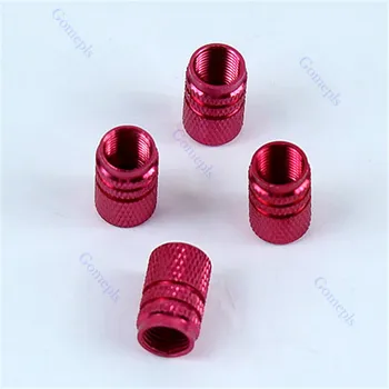 

4 PCS Tire Tyre Wheel Hexagonal Ventil Valve Stems Cap For Auto Car Truck Red