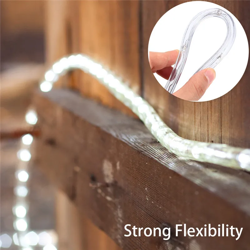 10M SMD3014 Colorful Warm White White Waterproof Flexible LED Tape Ribbon Strip Light AC220V 