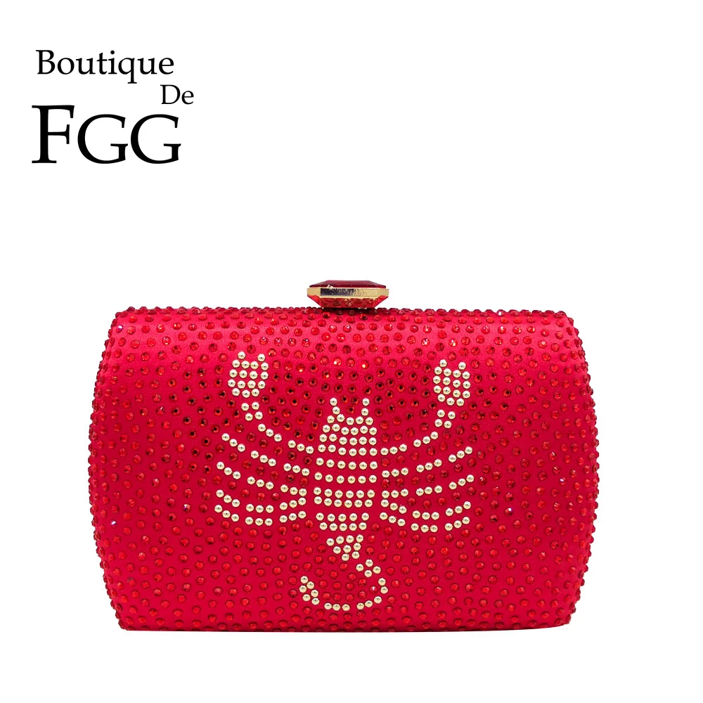 

Boutique De FGG Scorpion Pattern Crystal Evening Clutch Bags Women's Fashion Minaudiere Handbags Wedding Cocktail Party Purses