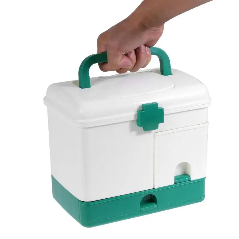 

Emergency First-aid Case First Aid Kit Storage Box 2018 Ultra-Large Multi-layer Health Care Medicine Box Drugs Storage Drawers