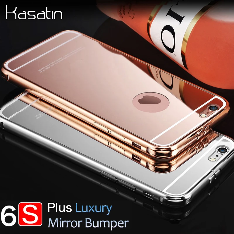 imágenes para 100% Asegurar la Calidad de la Marca de Lujo de Oro Rosa Espejo de Parachoques para iPhone 6 S Plus De Aluminio Protege La Cubierta 6 S Plus 5.5 Con Logo imágenes para 100% Asegurar la Calidad de la Marca de Lujo de Oro Rosa Espejo de Parachoques para iPhone 6 S Plus De Aluminio Protege La Cubierta 6 S Plus 5.5 Con Logo