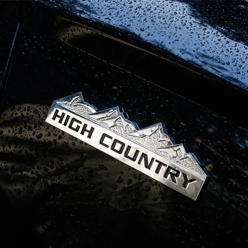 С изображением заснеженной горы HIGH COUNTRY автомобиля эмблемы наклейки на Стикеры для Jeep Wrangler JK компас Grand Cherokee Patriot Liberty Renegade
