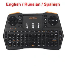 Mini font b Keyboard b font Russian Spanish English Version 2 4G Wireless font b Keyboard