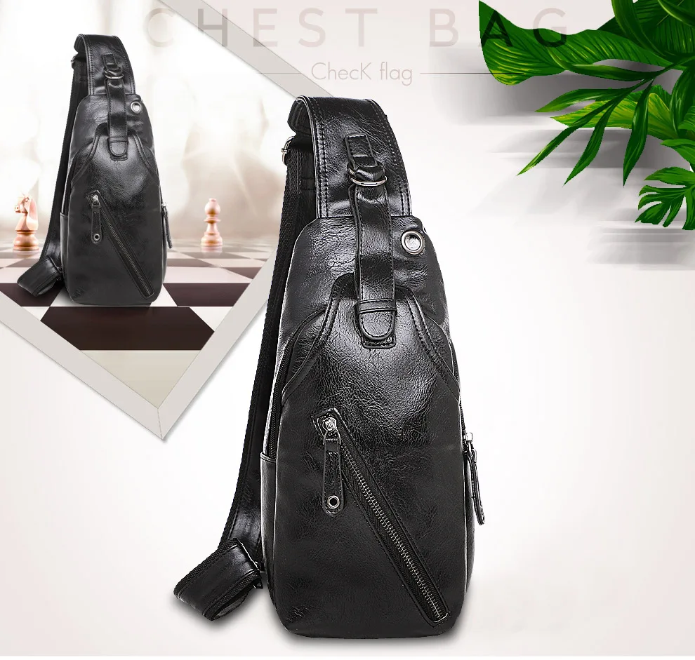 Мужские Сумки из искусственной кожи мужская сумка на грудь мультифункциональная модная уличная поясная сумка для путешествий телефон