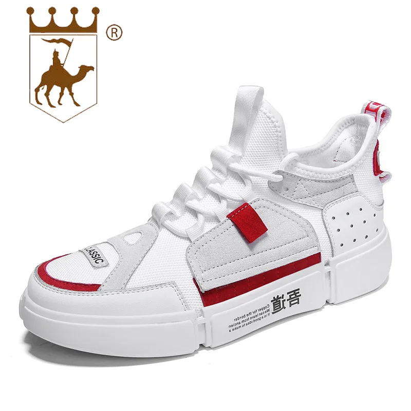 

BACKCAMEL2019springnewmen's shoes casual shoes mesh cloth fashion pigleather single shoes movement breathablewear resistant slip