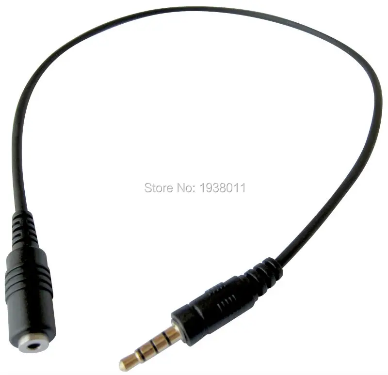 2.5mm Female To 3.5mm Male Jack Stereo Headphone Adapter Headset
