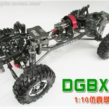 Осевой SCX10 шасси 1/10 RC Рок Гусеничный обновленный комплект шасси CNC алюминиевая и углеродная рама