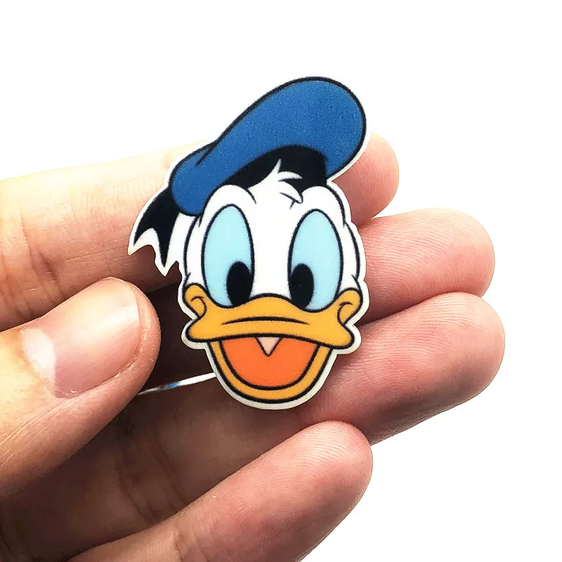 20pcs/Lot Cute Cartoon Daisy Donald Duck Cabochons Flat Back Resin For DIY Phone Case Decoration Charms Free Shipping Kids Gift