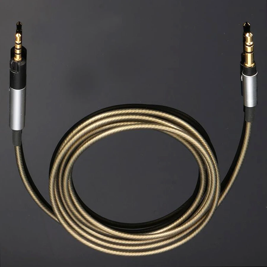 Earmax для Sennheiser HD598 HD558 HD518 HD595 кабель для наушников с посеребренным покрытием кабели для обновления от 3,5 мм до 2,5 мм разъем