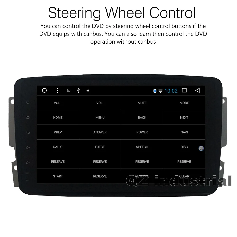 Discount QZ industrial 9" Android 8.1 T3 for Mercedes-Benz W209 W203 W168 ML W163 W463 Viano W639 Vito With GPS 3G 4G Wifi BT Navi Radio 3 Discount QZ industrial 9" Android 8.1 T3 for Mercedes-Benz W209 W203 W168 ML W163 W463 Viano W639 Vito With GPS 3G 4G Wifi BT Navi Radio 3
