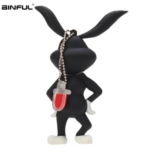 Usb флеш-накопитель с мультяшными багами Банни, 32 ГБ, флеш-накопитель 2,0, флеш-карта памяти с животными, 4 ГБ, 8 ГБ, 16 ГБ, 64 ГБ, 128 ГБ, флеш-накопитель, милый флеш-накопитель